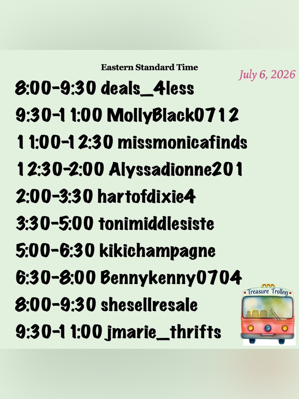 The Treasure Trolley - July 6 🎉 - Picture 2 of 2